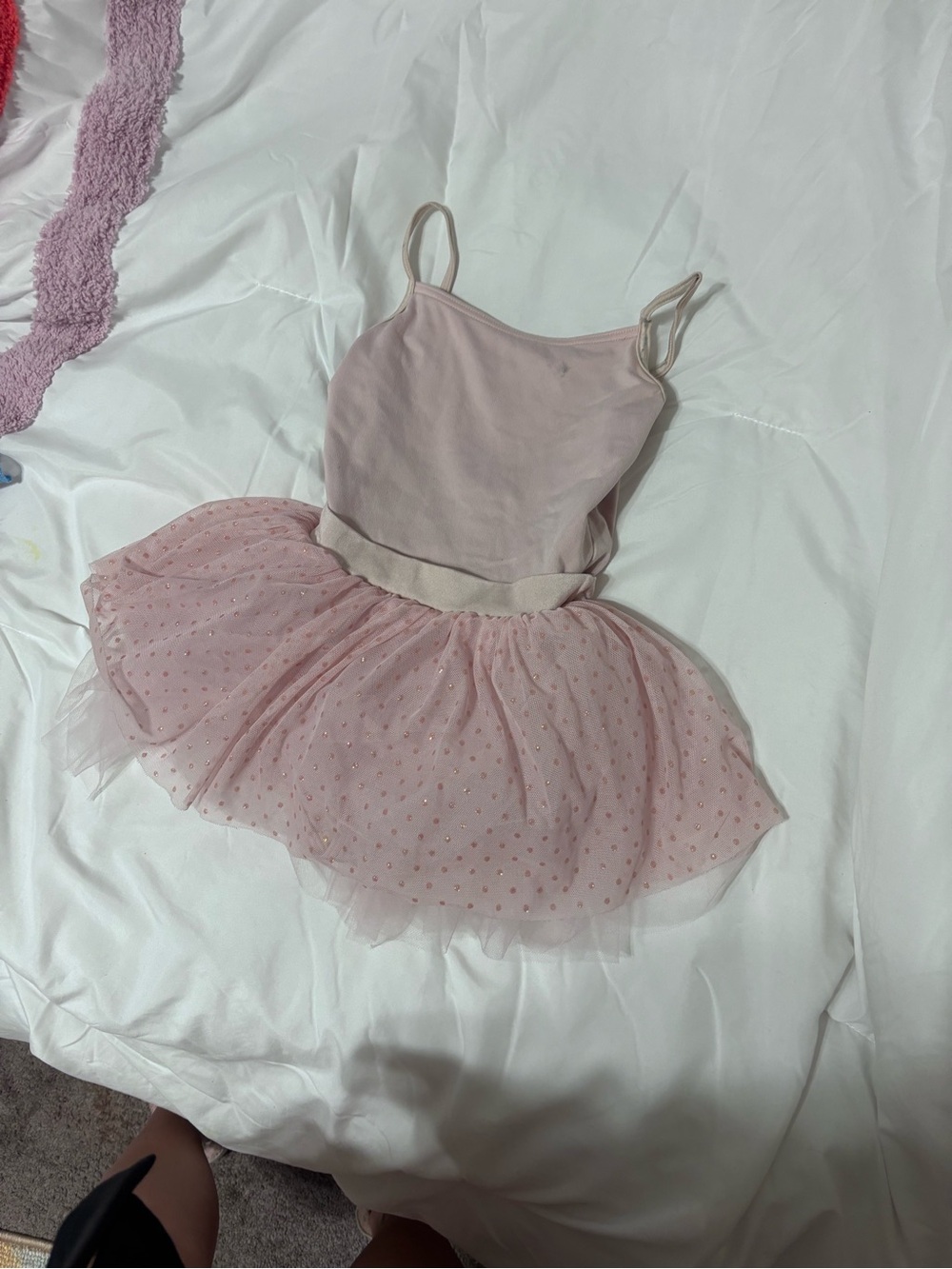 Girls Pink Tulle Ballet Dress